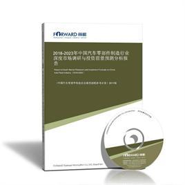 中國汽車零部件制造行業(yè)深度市場(chǎng)調(diào)研與投資前景預(yù)測(cè)分析報(bào)告
